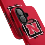 nebraska-cornhuskers-brush-square-red-phone-case-best-selling.webp