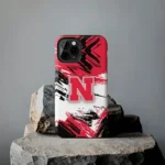 nebraska-cornhuskers-brushstroke-clash-red-white-phone-case-best-selling.webp