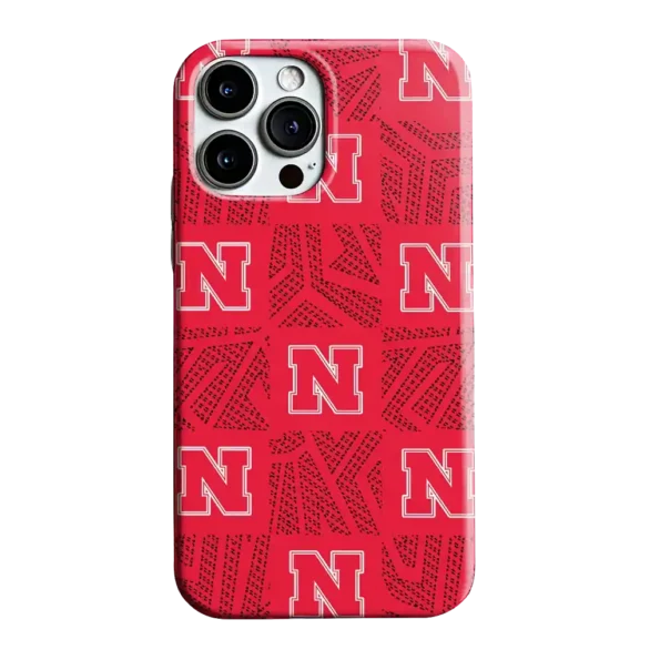 nebraska cornhuskers chevron squares red phone case best selling