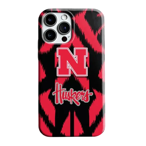 nebraska cornhuskers chevron zigzag red phone case best selling