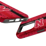 nebraska-cornhuskers-textured-stripe-red-phone-case-best-selling.webp