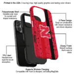 nebraska-cornhuskers-textured-stripe-red-phone-case-best-selling.webp
