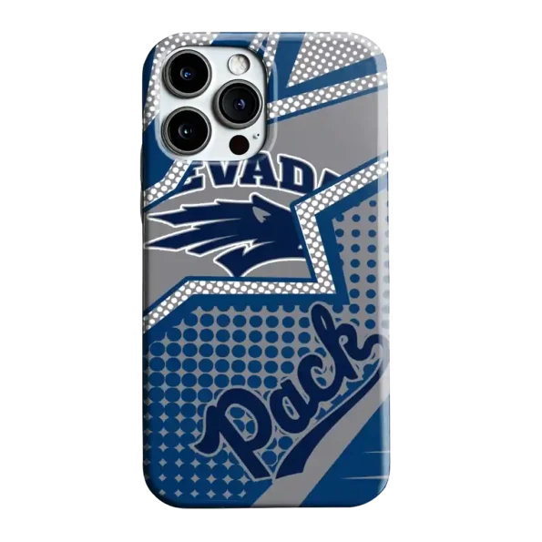 nevada wolf pack star outline blue phone case best selling