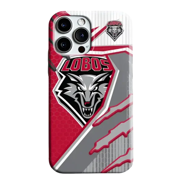 new mexico lobos armor streaks red phone case best selling