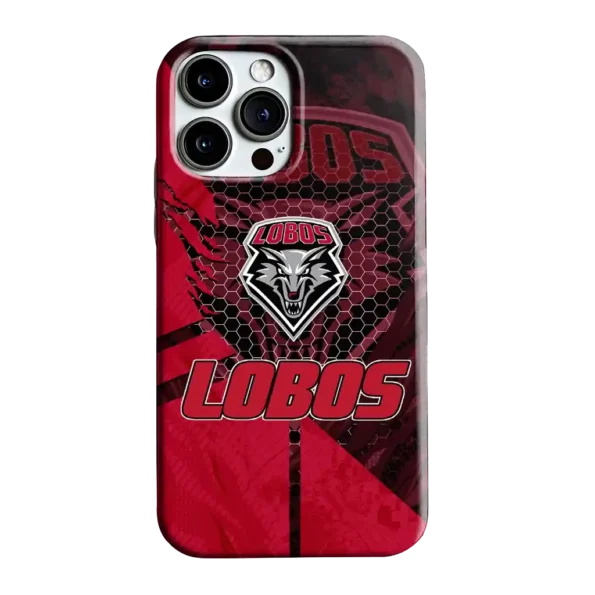 new mexico lobos web overlay red phone case best selling