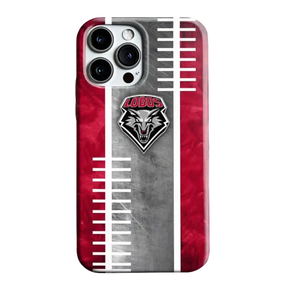new mexico lobos yard markers red gray phone case best selling