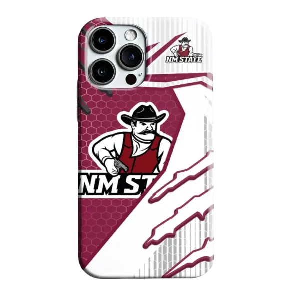 new mexico state aggies armor streaks crimson phone case best selling