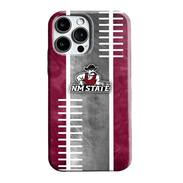 new mexico state aggies yard markers crimson gray phone case best selling