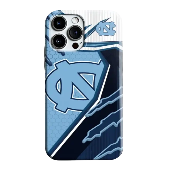 north carolina tar heels armor streaks light blue phone case best selling