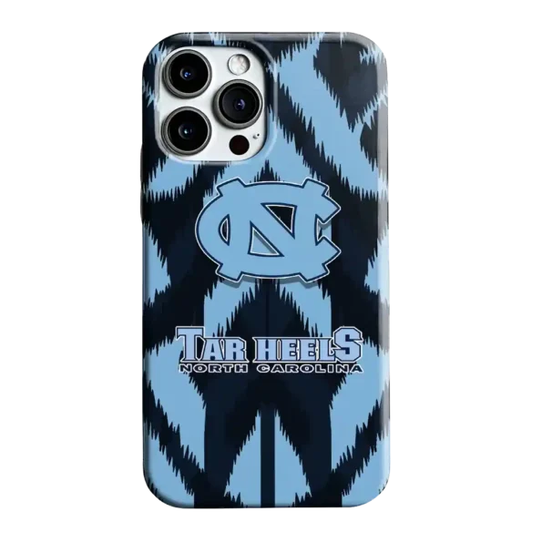 north carolina tar heels chevron zigzag light blue phone case best selling