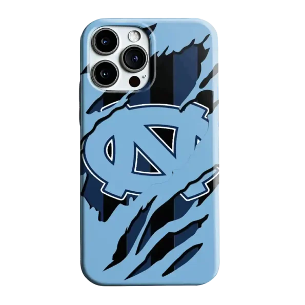north carolina tar heels claw scar light blue black phone case best selling