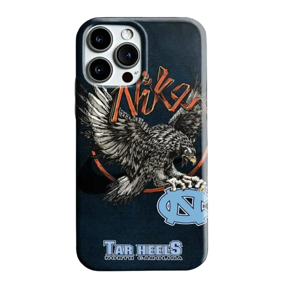north carolina tar heels eagle soar light blue phone case best selling