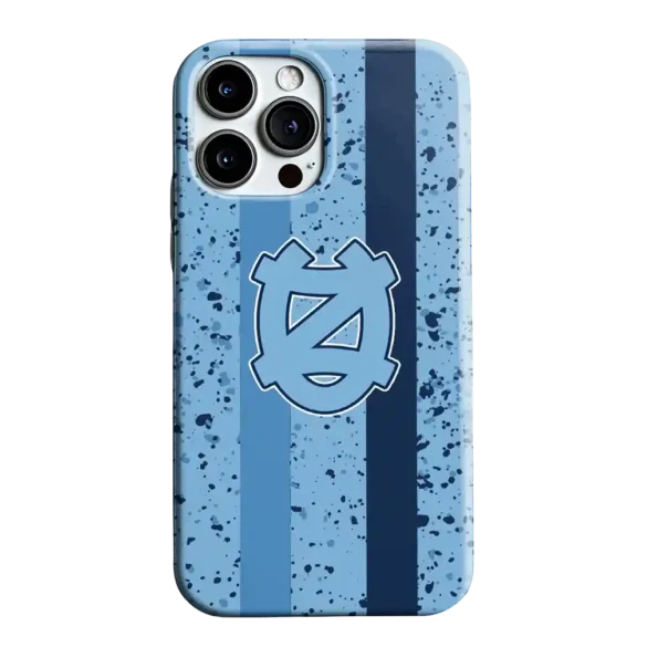 north carolina tar heels textured stripe light blue phone case best selling