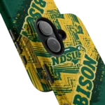 north-dakota-state-bison-abstract-zigzag-green-phone-case-best-selling.webp