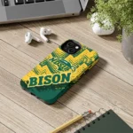 north-dakota-state-bison-abstract-zigzag-green-phone-case-best-selling.webp