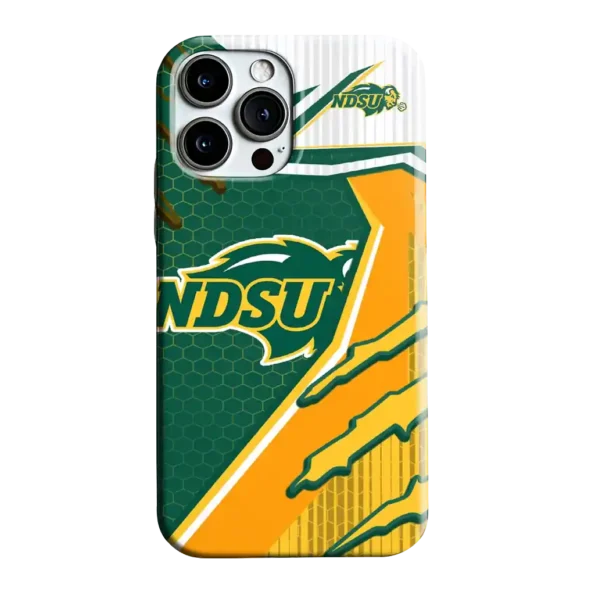 north dakota state bison armor streaks green phone case best selling