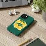 north-dakota-state-bison-brush-square-green-phone-case-best-selling.webp