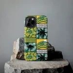 north-dakota-state-bison-flamingo-palm-trees-green-phone-case-best-selling.webp