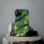 north-dakota-state-bison-jagged-flash-green-black-phone-case-best-selling.webp
