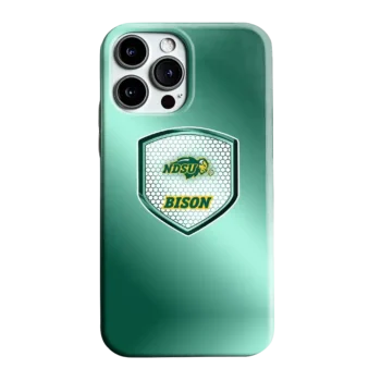 North Dakota State Bison Shield Mesh Green Phone Case