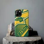 north-dakota-state-bison-star-outline-green-phone-case-best-selling.webp