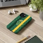 north-dakota-state-bison-textured-stripe-green-phone-case-best-selling.webp
