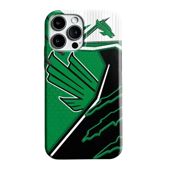 north texas mean green armor streaks green phone case best selling
