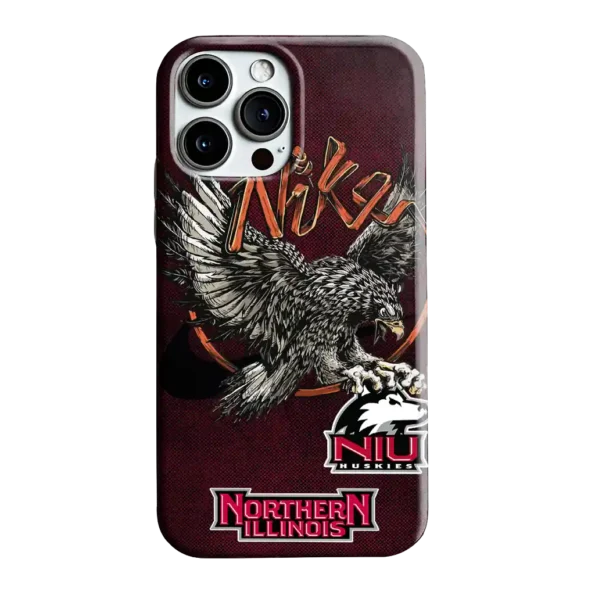 northern illinois huskies eagle soar red phone case best selling