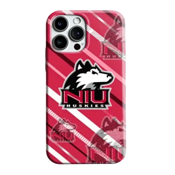 Northern Illinois Huskies Linear Stripes Red Phone Case