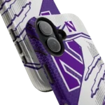 northwestern-wildcats-armor-streaks-purple-phone-case-best-selling.webp