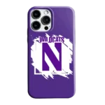northwestern-wildcats-brush-square-purple-phone-case-best-selling.webp