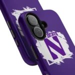 northwestern-wildcats-brush-square-purple-phone-case-best-selling.webp