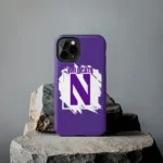 northwestern-wildcats-brush-square-purple-phone-case-best-selling.webp