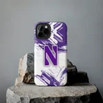 northwestern-wildcats-brushstroke-clash-purple-white-phone-case-best-selling.webp