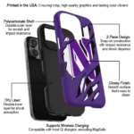 northwestern-wildcats-claw-scar-purple-black-phone-case-best-selling.webp