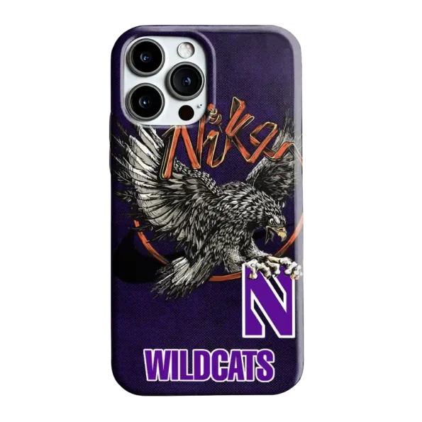 northwestern wildcats eagle soar purple phone case best selling