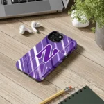 northwestern-wildcats-linear-stripes-purple-phone-case-best-selling.webp