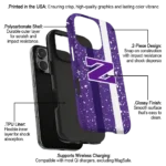 northwestern-wildcats-textured-stripe-purple-phone-case-best-selling.webp