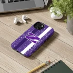 northwestern-wildcats-textured-stripe-purple-phone-case-best-selling.webp