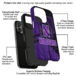 northwestern-wildcats-web-overlay-purple-phone-case-best-selling.webp