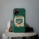 ohio-bobcats-brush-square-green-phone-case-best-selling.webp