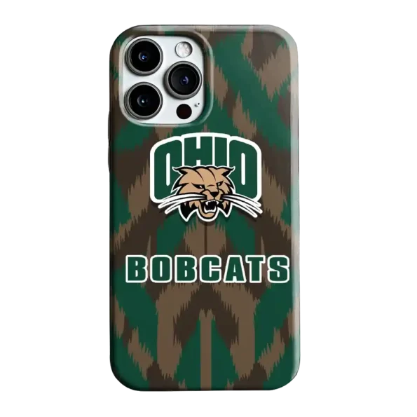 ohio bobcats chevron zigzag green phone case best selling