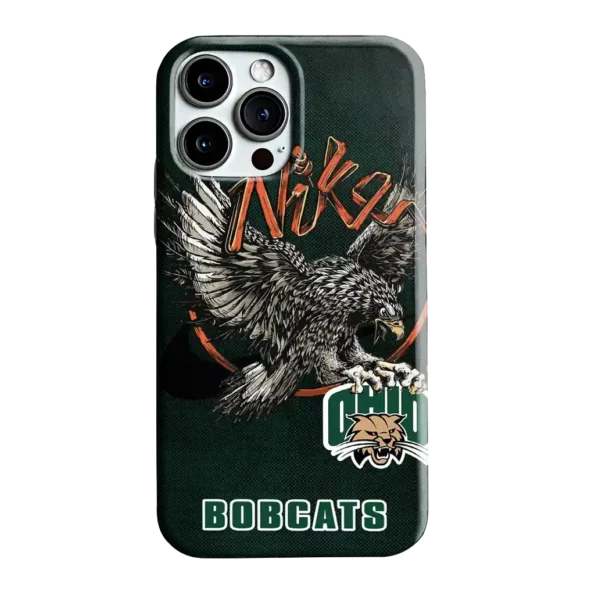 ohio bobcats eagle soar green phone case best selling