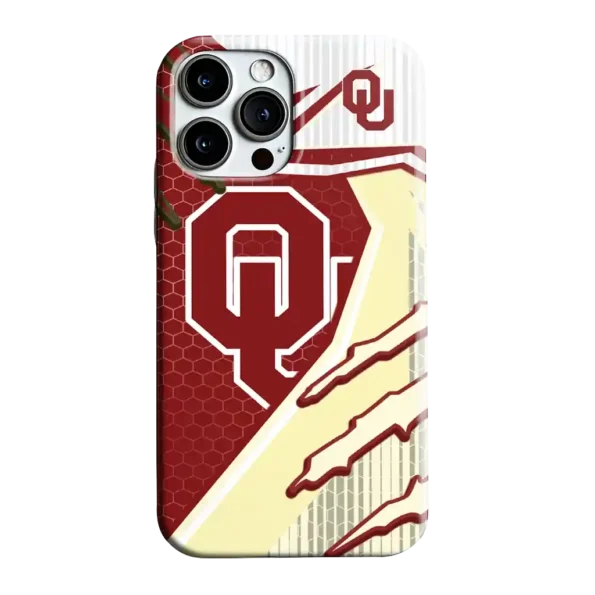 oklahoma sooners armor streaks crimson phone case best selling