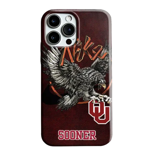 oklahoma sooners eagle soar crimson phone case best selling