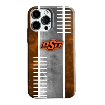 Oklahoma State Cowboys Yard Markers Orange Gray Phone Case
