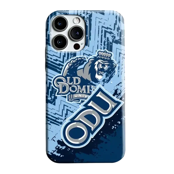old dominion monarchs abstract zigzag blue phone case best selling