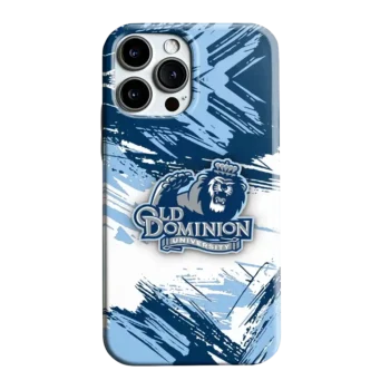 Old Dominion Monarchs Brushstroke Clash Blue White Phone Case