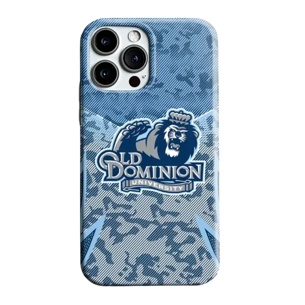 old dominion monarchs striped overlay blue phone case best selling