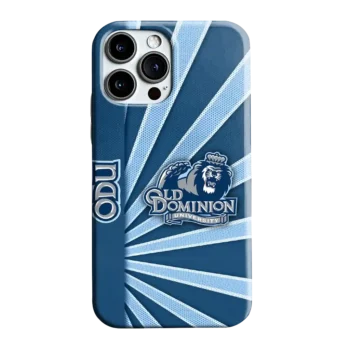 Old Dominion Monarchs Sunburst Rays Blue Phone Case